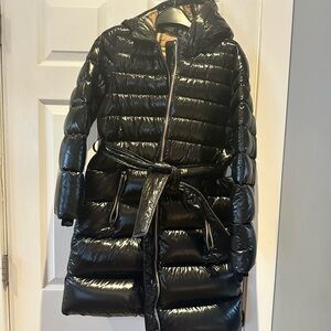 Burberry Glossy Black Kids Puffer Jacket
